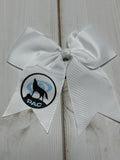 Wolf PAC wolf with moon white bow