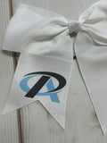 Premier Athletics logo designed white bow