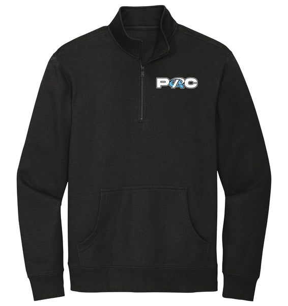 Black 1/4 Zip Pullover with PAC Logo