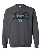 Cheer Mom  Charcoal Crewneck Sweatshirt