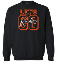 Let's Go Raiders Black Crewneck Sweatshirt