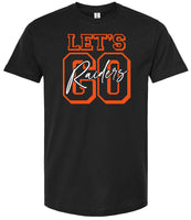 Lets Go Raiders Black Short Sleeve