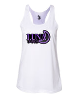 Luna PAC team logo racer back tank top