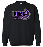 Luna  Black Crewneck Sweatshirt