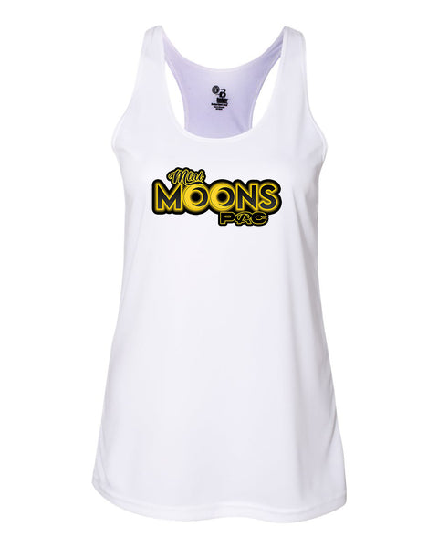 Mini Moons PAC team logo racer back tank top