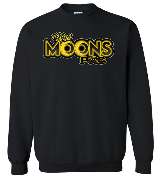 Mini Moons Black Crewneck Sweatshirt