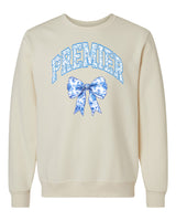 Premier Bow Sweet Cream Heather Crewneck Sweatshirt