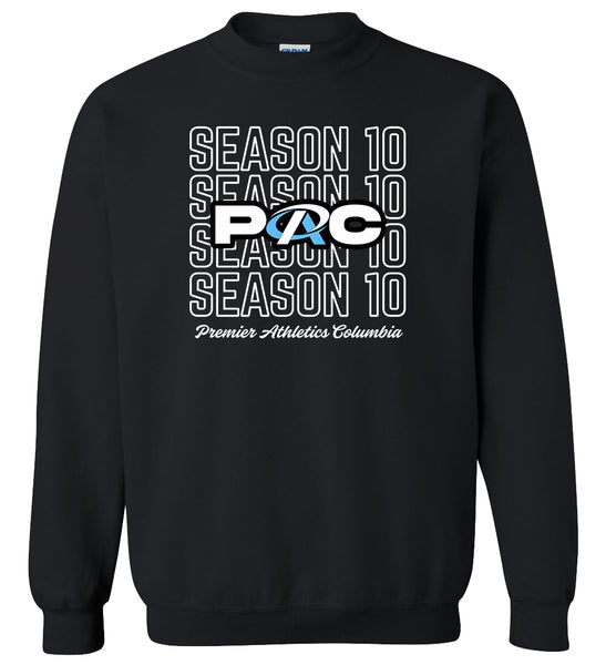 PAC Season 10 Black Crewneck Sweatshirt