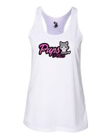 Pups PAC team logo racer back tank top
