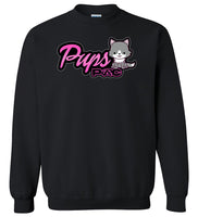 Pups Black Crewneck Sweatshirt