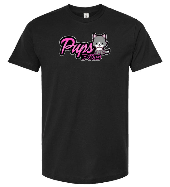 Pups Black T-Shirt