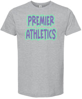 Purple/Mint Premier Athletics Heather Grey T-Shirt