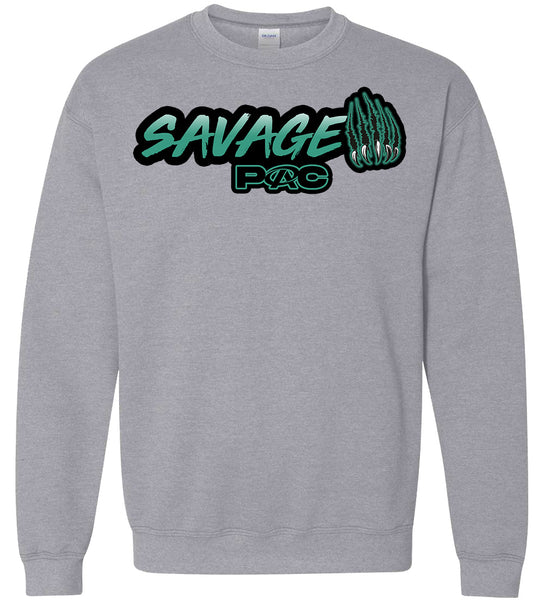 Savage  Sport Gray Crewneck Sweatshirt