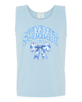 Summit Bow Chambray Color Tank Top