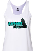 2023-2024 Howl PAC team logo racer back tank top
