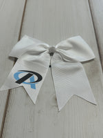 Premier Athletics logo designed white bow