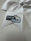 2023- 2024 Snow Wolves PAC team white bow