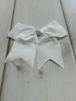 3 “ white cheer bow