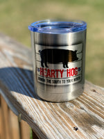 Hearty Hog  Stainless Steel 10oz Lowball