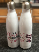 I'm a cheer coach what's your super power? Insulated water bottle