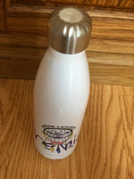 Dream Catcher cheerleader Premier designed White Steel insulated water bottle