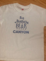 Big Brother Bear tribe Personalized Short Sleeve T-Shirt