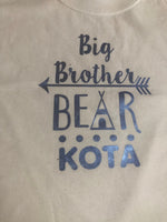 Big Brother Bear tribe Personalized Short Sleeve T-Shirt