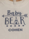 New Baby little brother Bear tribe Personalized Short Sleeve baby T-shirt