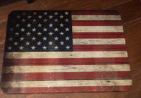 Medium 8x10 sized rectangle American Flag cutting board