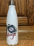 Go Bulldog football design with CA logo or a personalized three letter intial soda water bottle