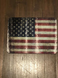 Medium 8x10 sized rectangle American Flag cutting board