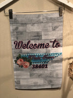 Welcome to MuleTown Garden Flag