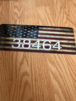 Flag 38464 License Plate