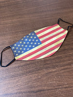 American Flag Face Cover with pouch for filter