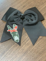 Black Mule Cheer style bow