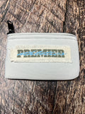 Premier Athletics frayed patch Coin purse