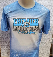 Premier  Columbia with PA logo and Columbia Carolina Blue bleached  designed T-shirt