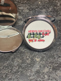 Tennessee State Christmas designed compact mirror