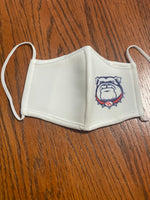 Columbia Academy Bulldog  Face 3D Style face Cover with pouch for filter