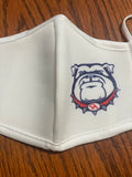 Columbia Academy Bulldog  Face 3D Style face Cover with pouch for filter