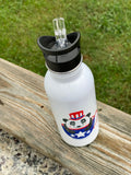 American Flag Panda Flip Top Steel bottle