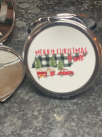 Tennessee State Christmas designed compact mirror