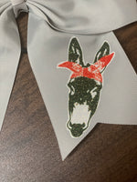 Gray Mule Cheer style bow