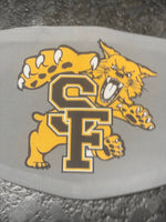 Wildcats logo with a gray background Face Cover