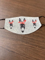 Multi Mule design Face Cover with pouch for filter
