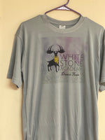 White Stone Dance designed  GRAY T-Shirt