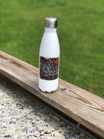 Fall for Jesus he will never leave you design water bottle