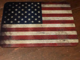 American Flag Glass Cutting Board